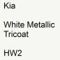 Preview: Kia, White Metallic Tricoat, HW2.